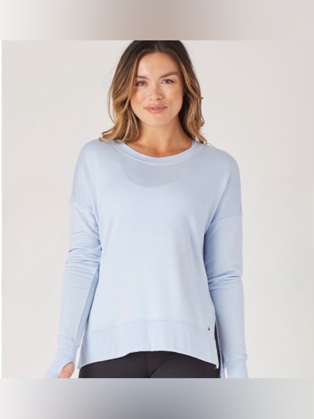 NWT Glyder Lounge Long Sleeve - Ice Blue